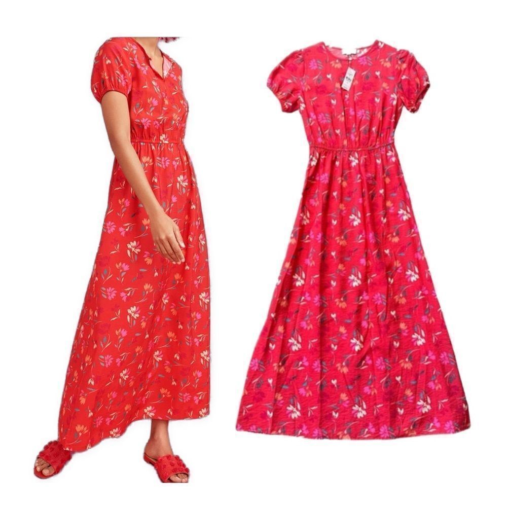 Loft Outlet Poppy Floral Maxi Dress Size XS NWT